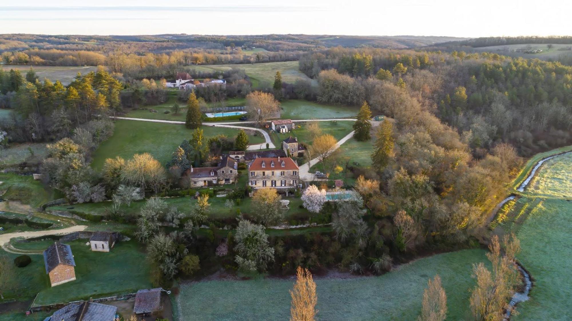 Le Manoir De St Marcel Villa Saint-Marcel-du-Périgord Rom bilde